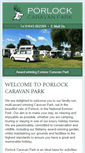 Mobile Screenshot of porlockcaravanpark.co.uk